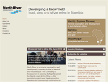 Tablet Screenshot of northriverresources.com